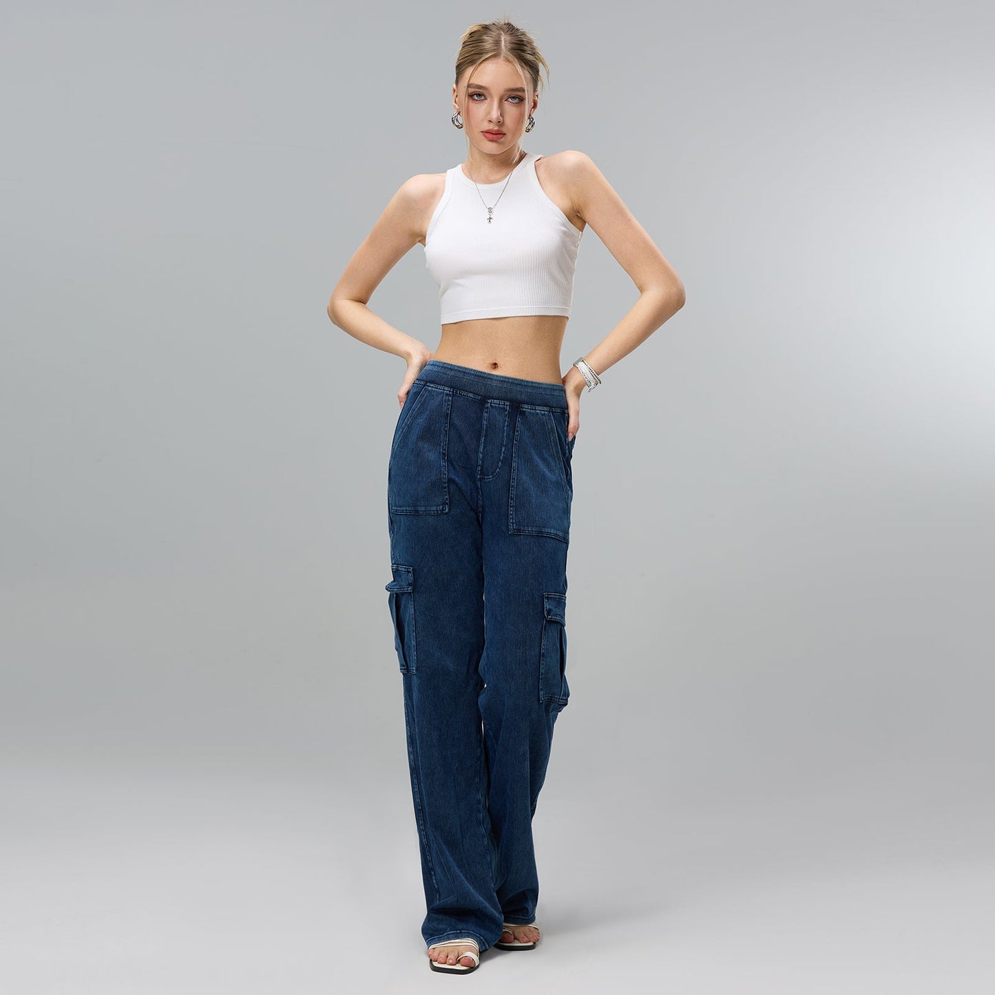 JOJOANS Straight-leg denim trousers JOJOANS