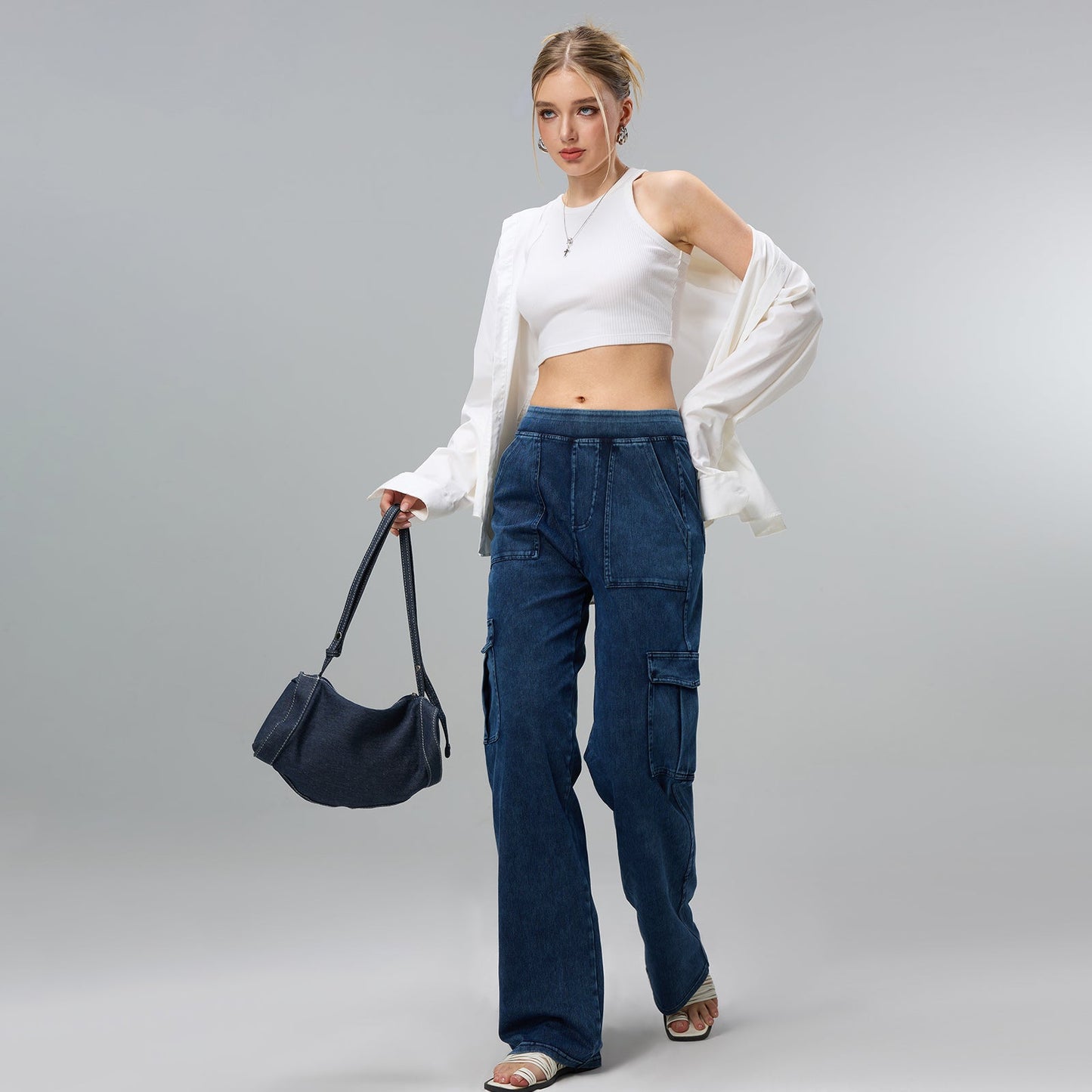 JOJOANS Straight-leg denim trousers JOJOANS