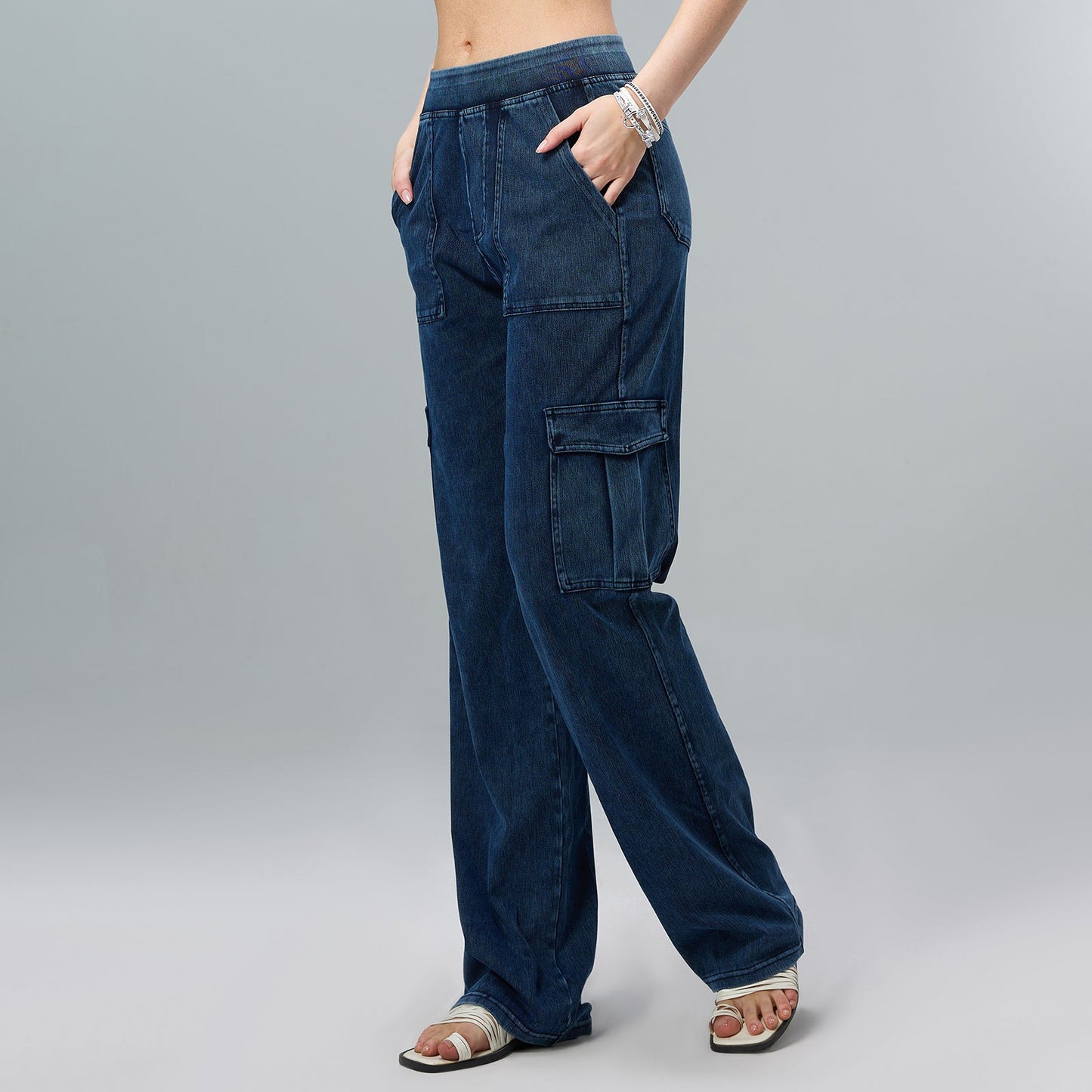 JOJOANS Straight-leg denim trousers JOJOANS