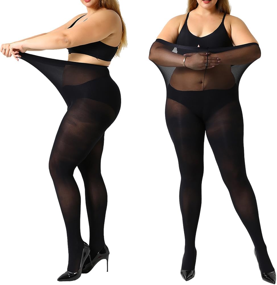 Women's 2 Pairs Control Top Pantyhose JOJOANS