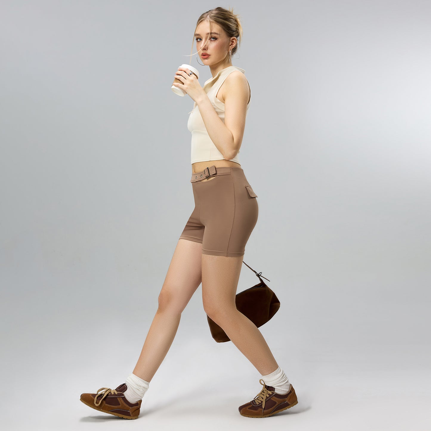 Jojoans Adjustable flared trousers