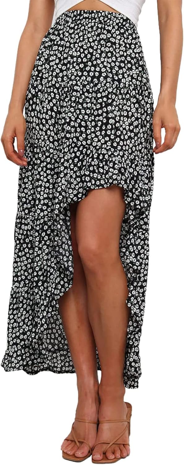 Jojoans Women 2025 Summer Spring Boho Long Skirts Dress Floral