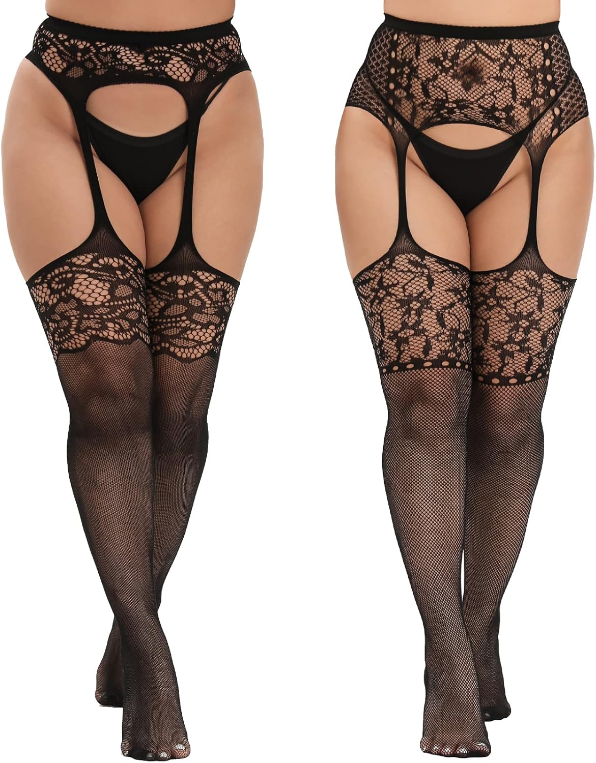 Plus Size Stockings Thigh (Pack of 2) JOJOANS