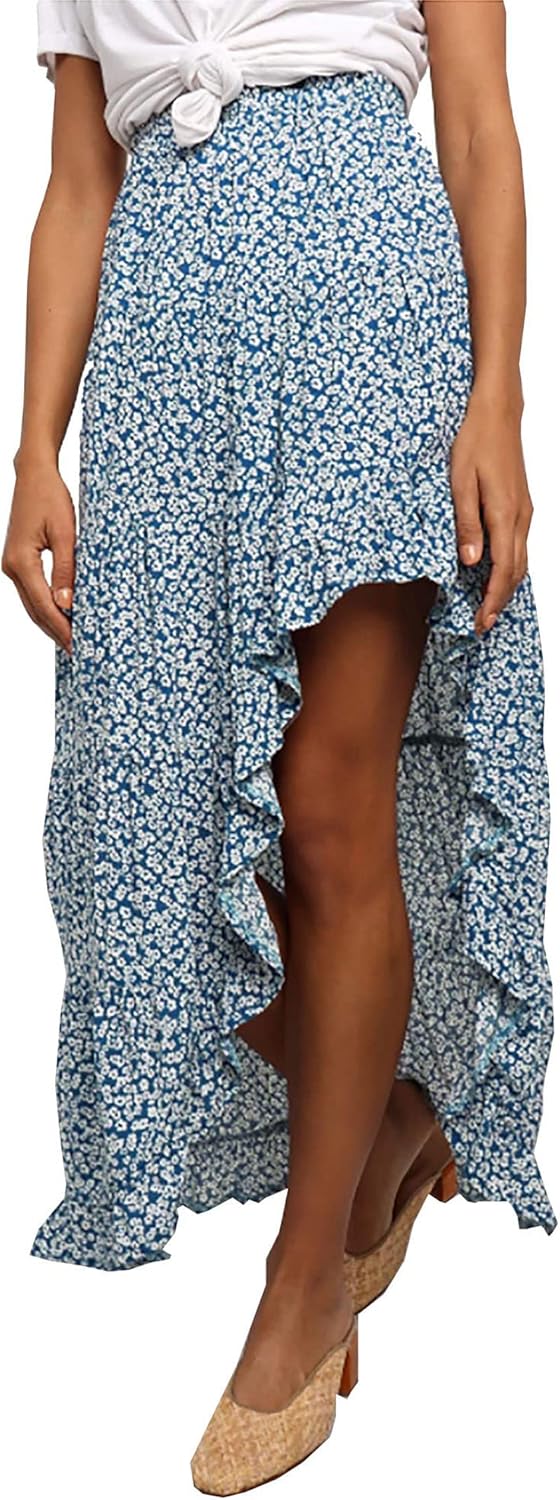 Jojoans Women 2025 Summer Spring Boho Long Skirts Dress Floral