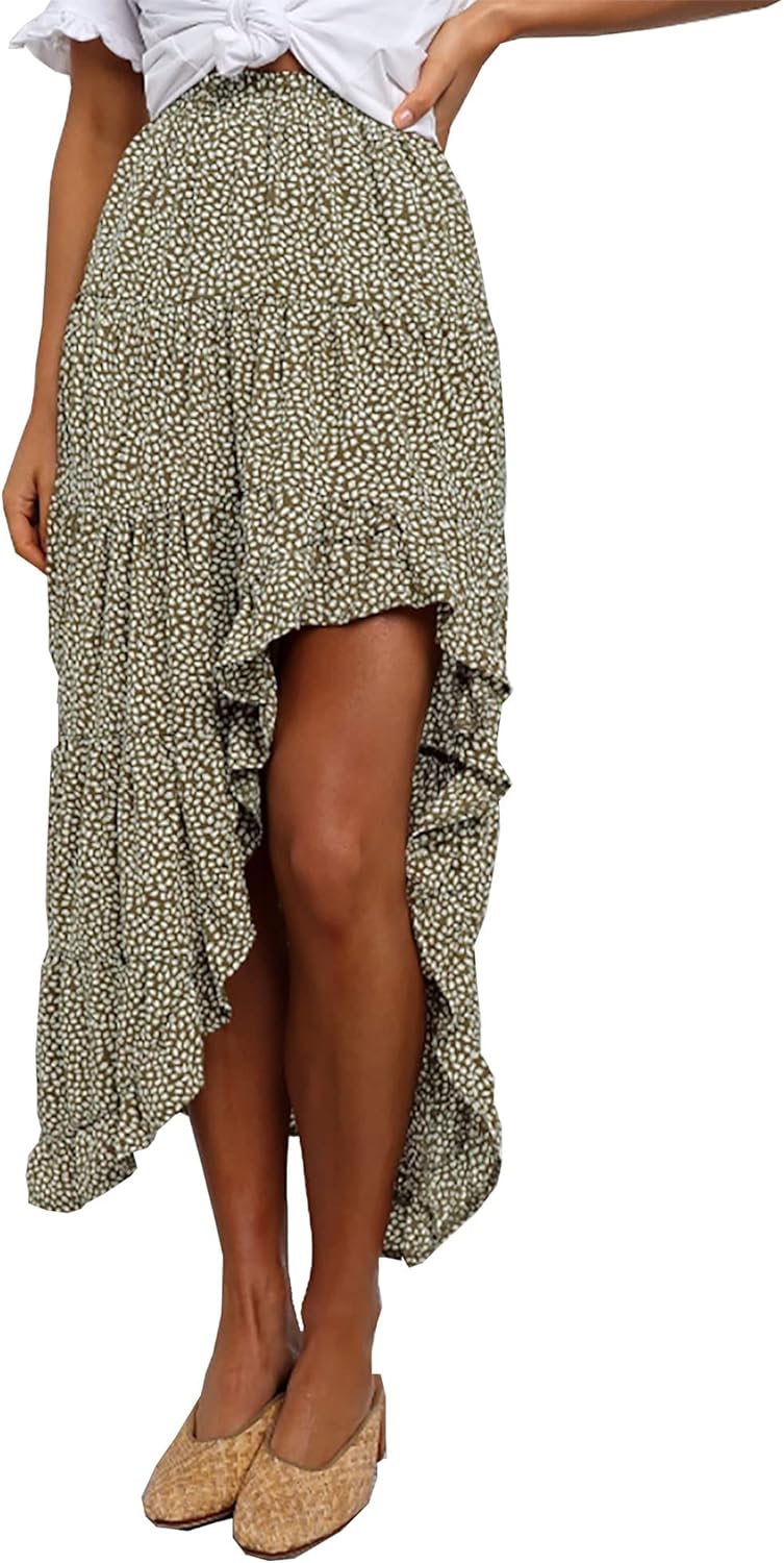 Jojoans Women 2025 Summer Spring Boho Long Skirts Dress Floral