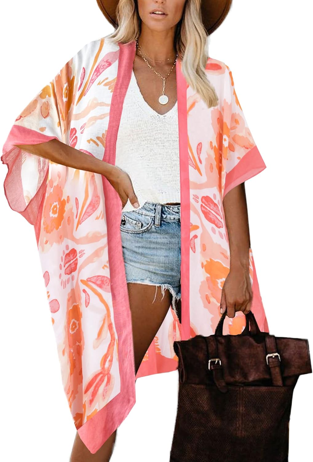 Jojoans Lane Women's Kimono Cardigan Summer Swimsuit Coverups Beach
