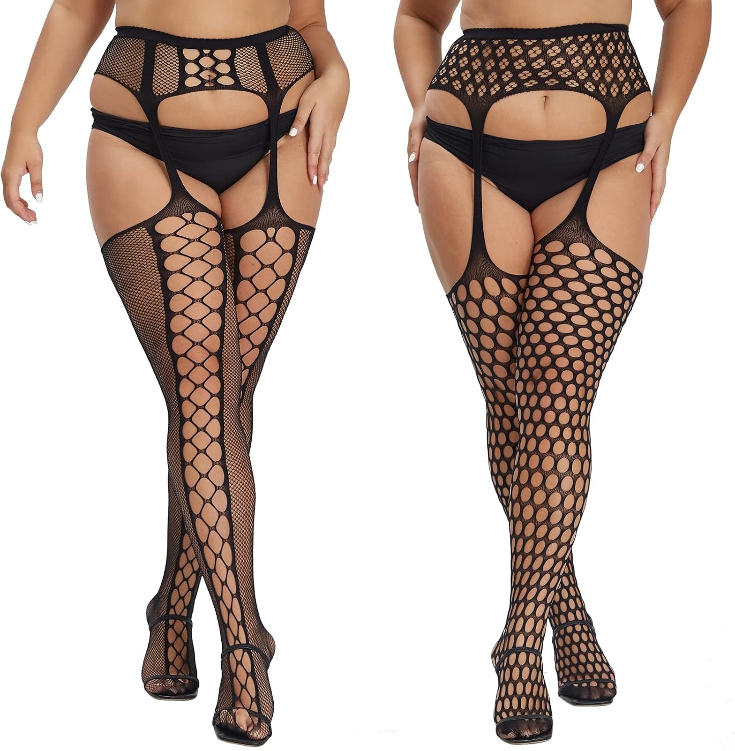 Jojoans Plus Size Stockings Thigh (Pack of 2)