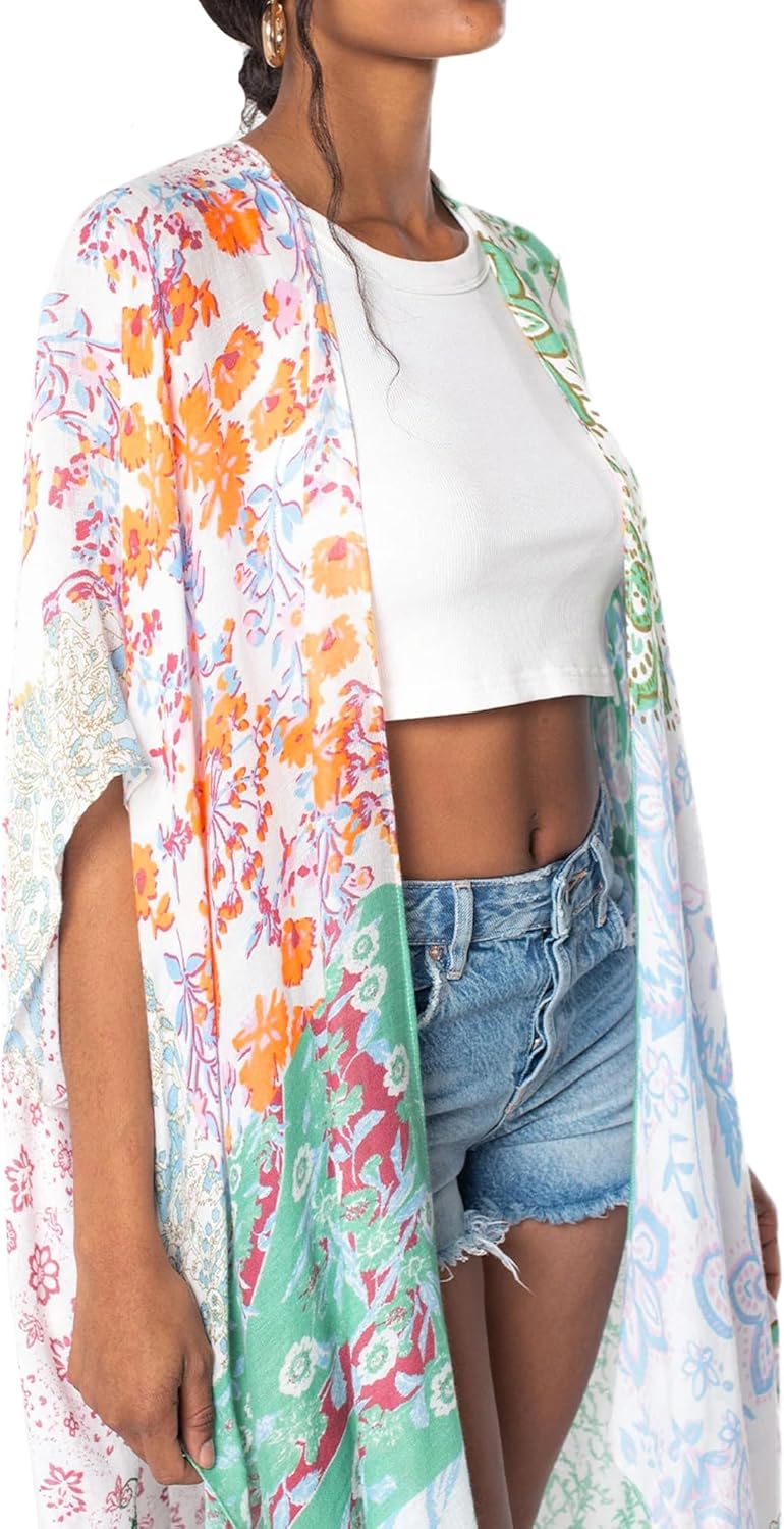 Jojoans Lane Women's Kimono Cardigan Summer Swimsuit Coverups Beach