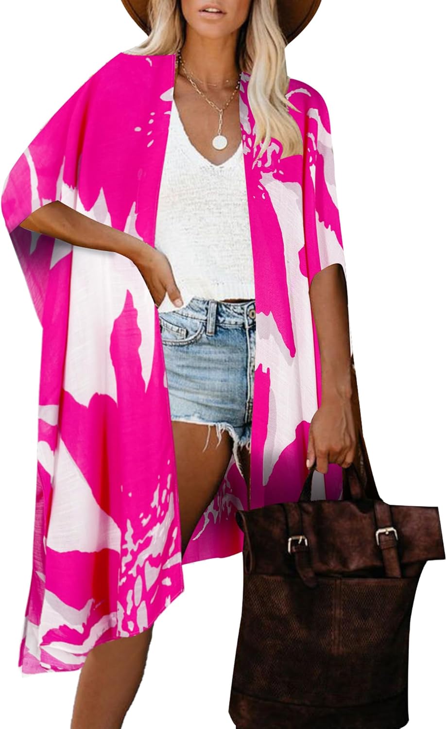 Jojoans Lane Women's Kimono Cardigan Summer Swimsuit Coverups Beach
