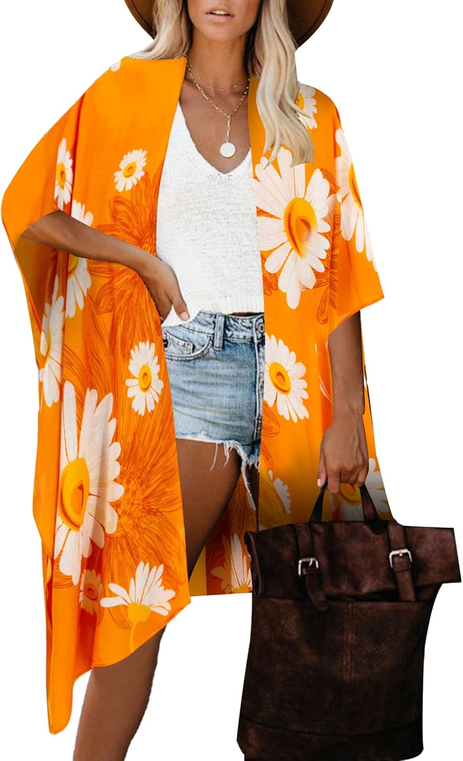 Jojoans Lane Women's Kimono Cardigan Summer Swimsuit Coverups Beach