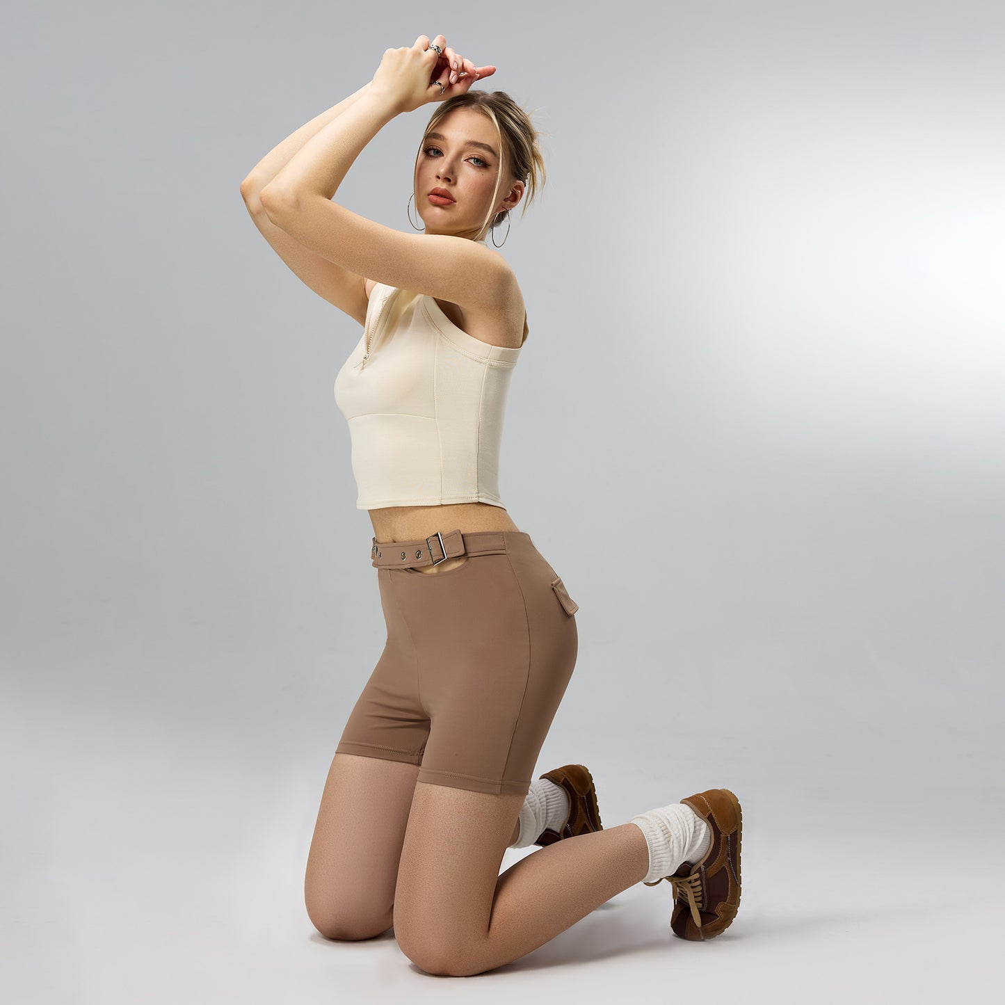 Jojoans Adjustable flared trousers