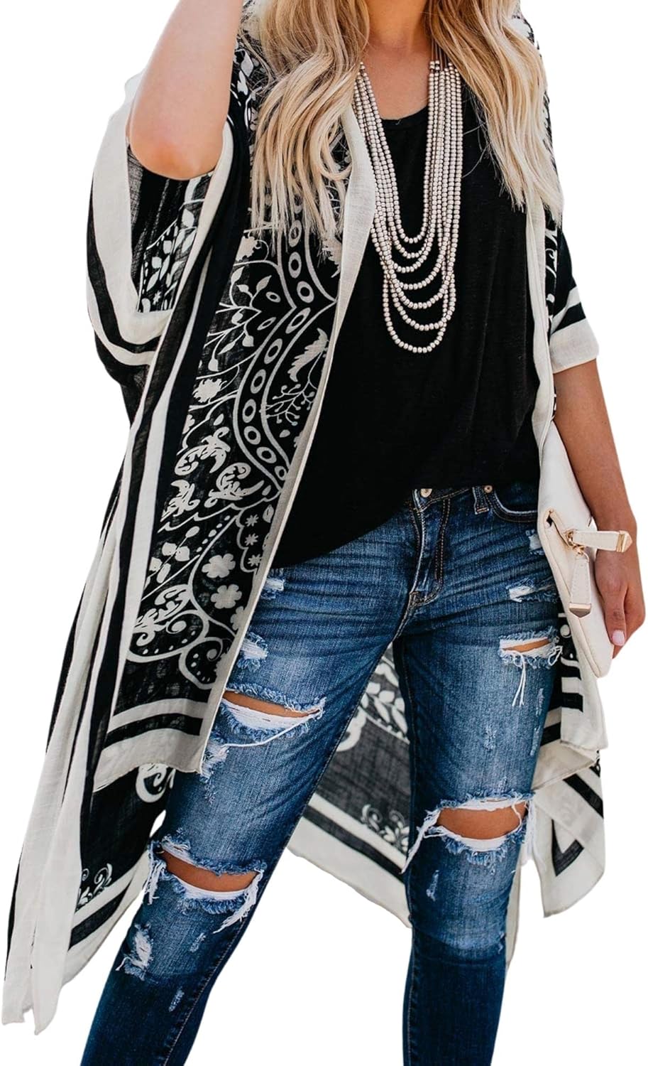 Jojoans Lane Women's Kimono Cardigan Summer Swimsuit Coverups Beach