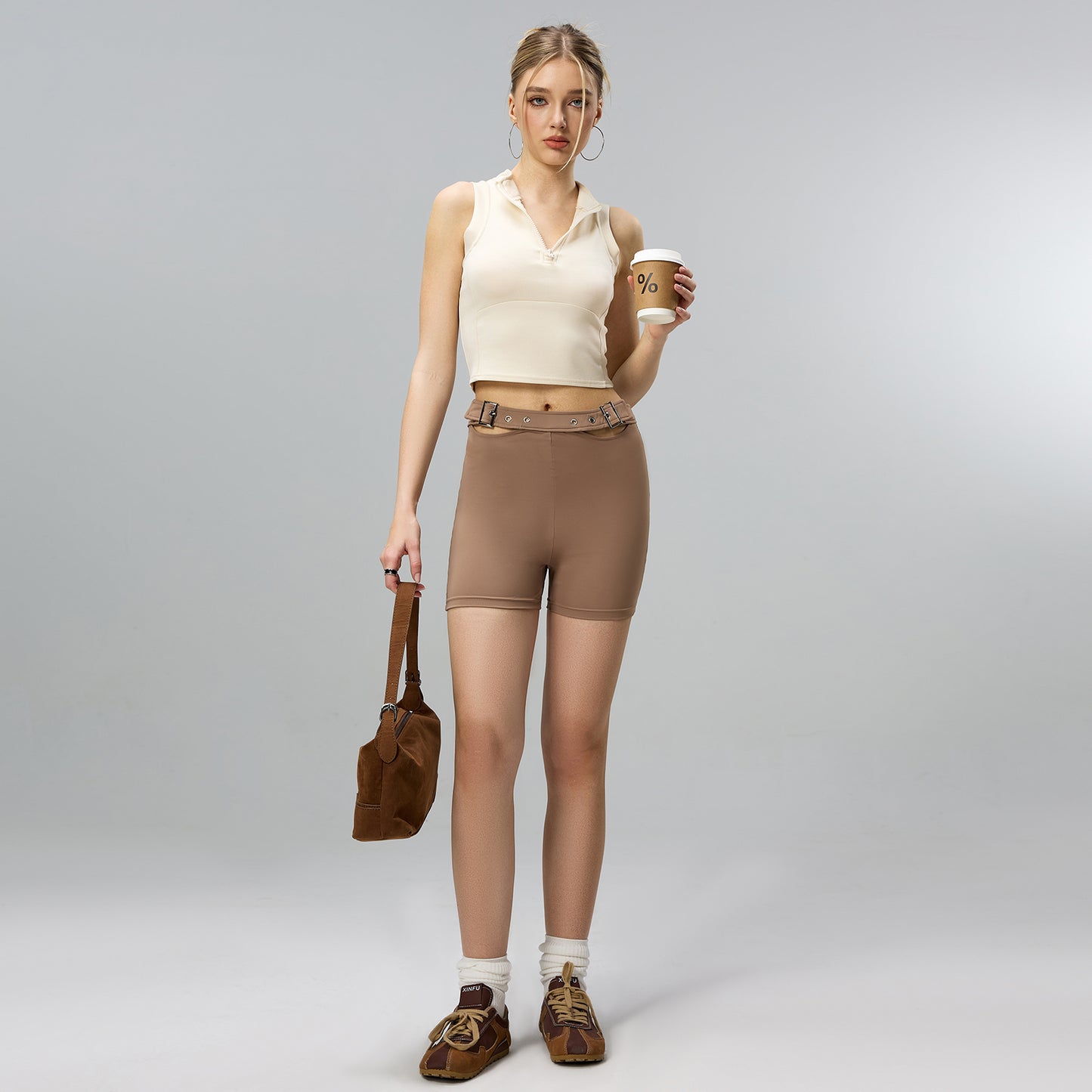Jojoans Adjustable flared trousers