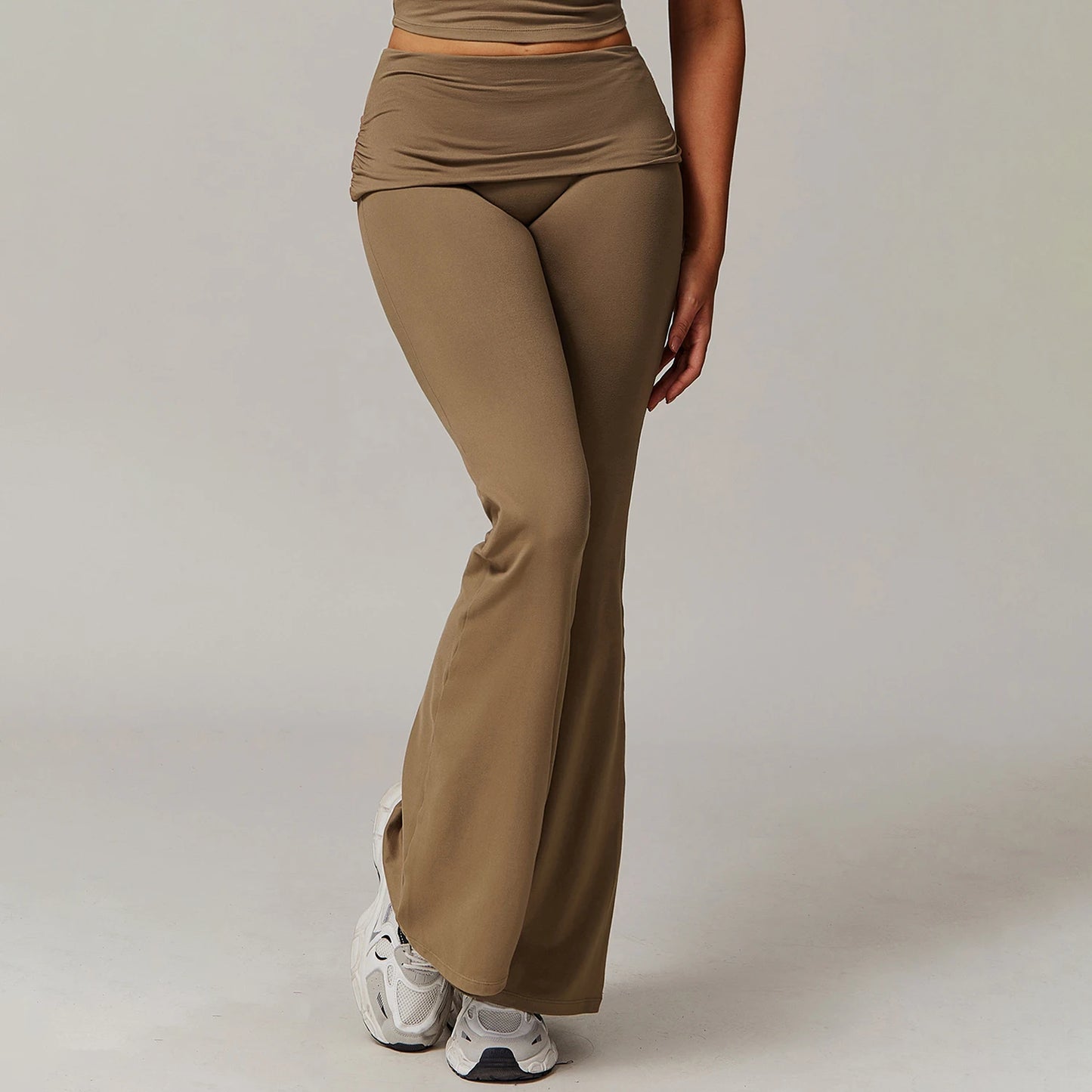 Brushed Shrinkage Yoga Pants Women