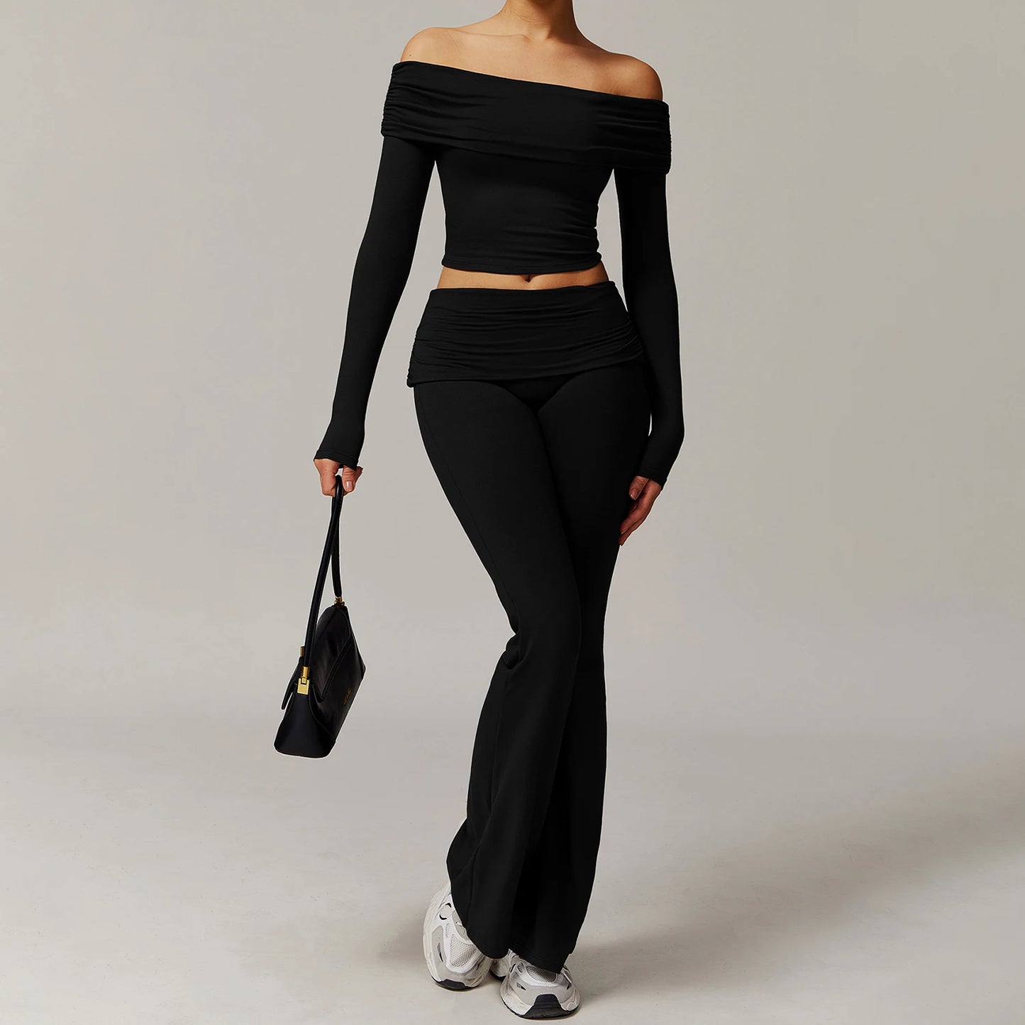 Brushed Shrinkage Yoga Pants Women