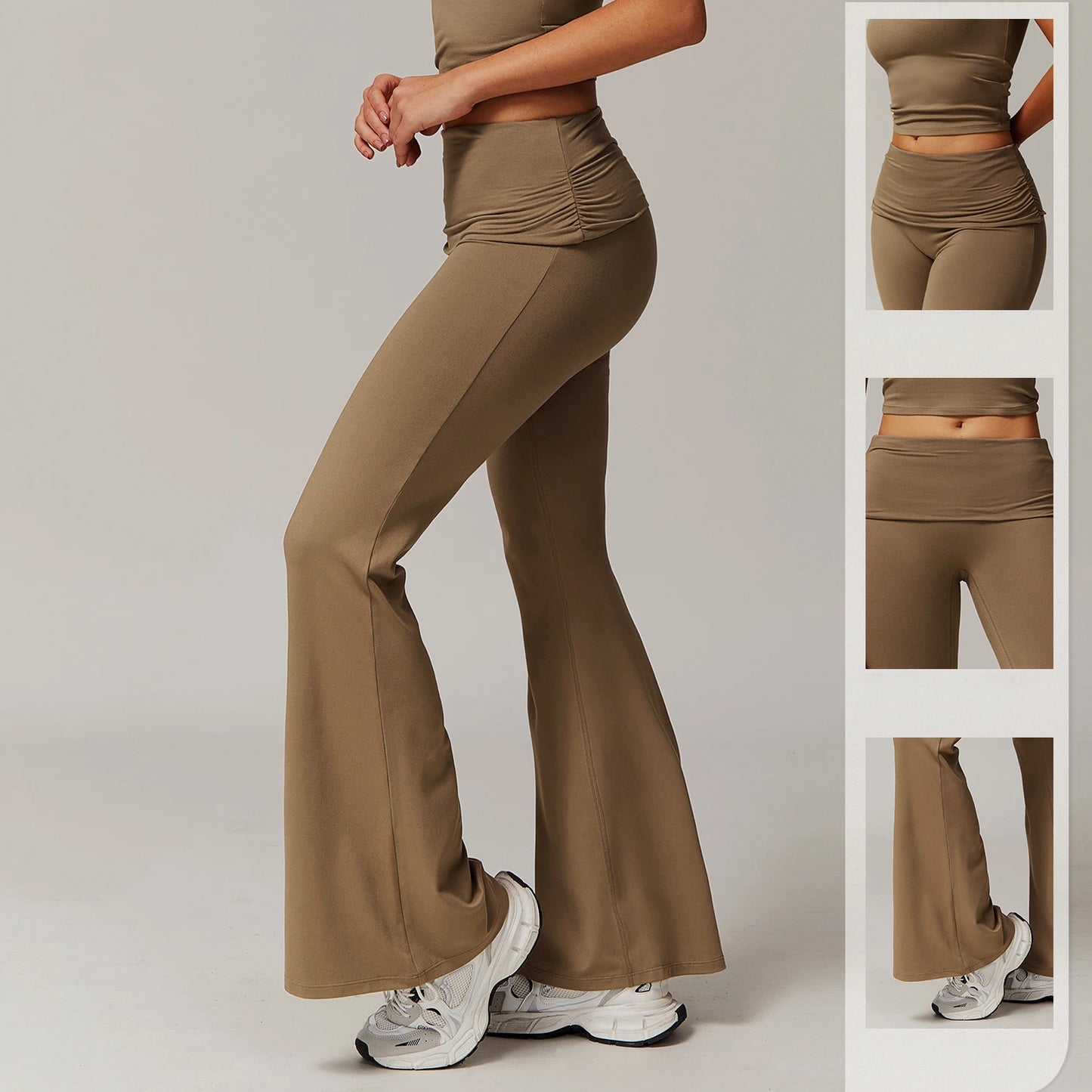 Brushed Shrinkage Yoga Pants Women