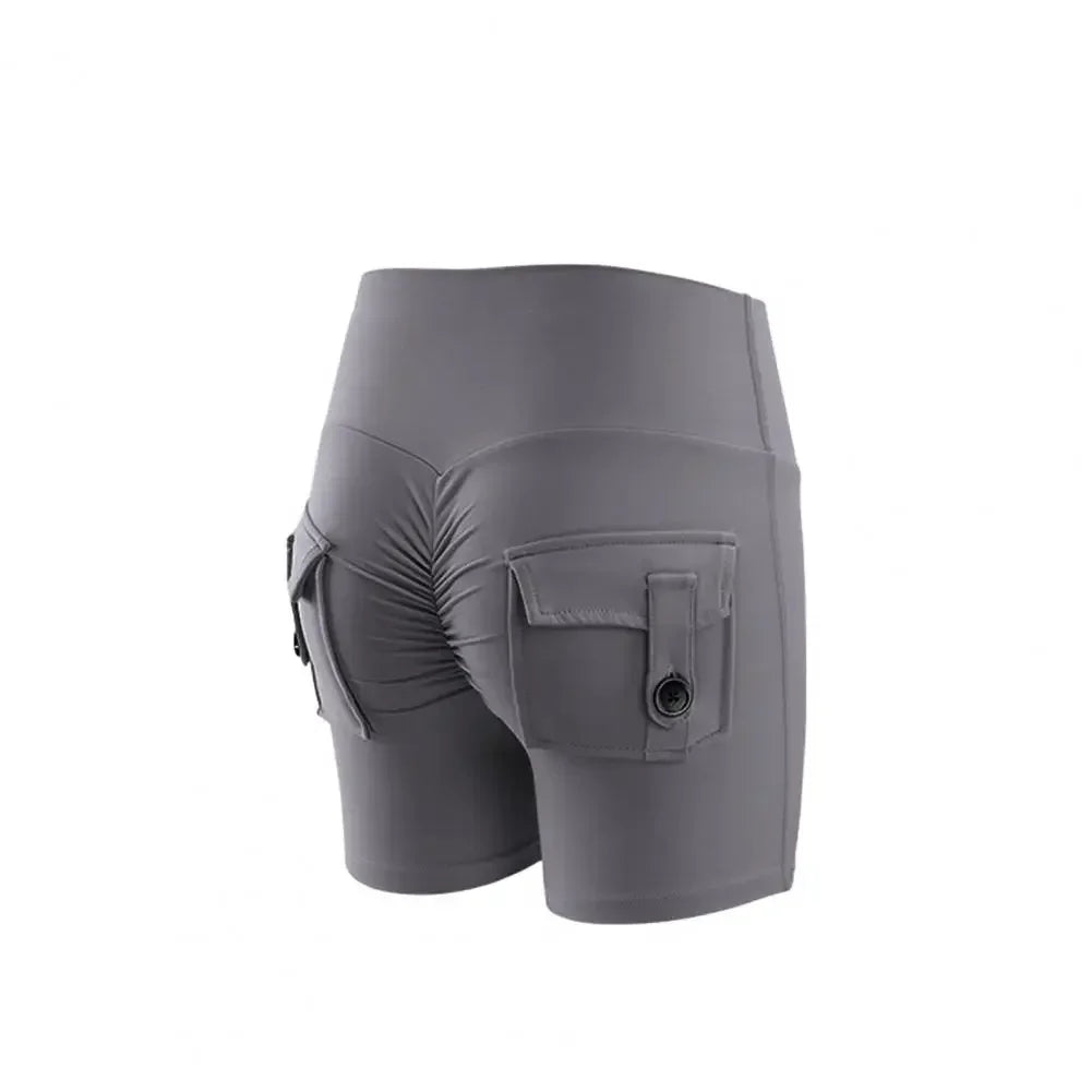 New Summer Peach Butt Fitness Exercise Three-Quarter Pants Cargo