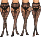 Faux Thigh High Tights Mock Suspender Pack of 2 JOJOANS