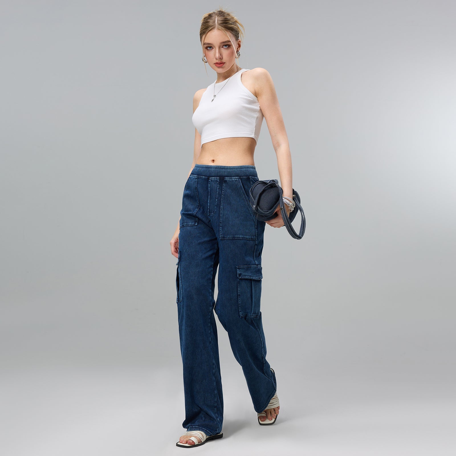 JOJOANS Straight-leg denim trousers JOJOANS
