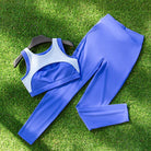 Hollow contrast color suit JOJOANS