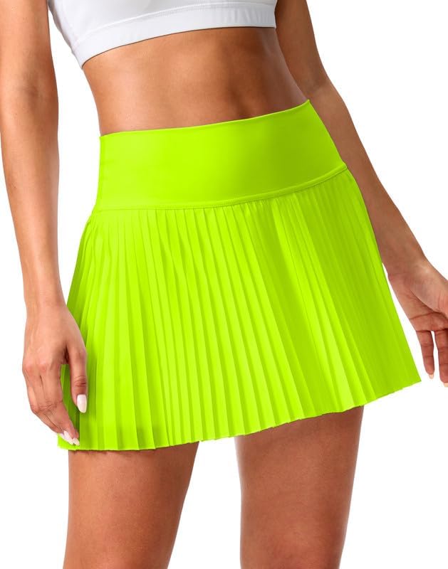 Pleated Tennis Skirt for Women with Pockets Shorts JOJOANS