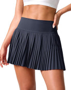 Pleated Tennis Skirt for Women with Pockets Shorts JOJOANS