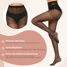 6 Pairs Women's 20D Sheer Silky Pantyhose JOJOANS