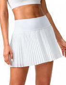 Pleated Tennis Skirt for Women with Pockets Shorts JOJOANS