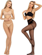 6 Pairs Women's 20D Sheer Silky Pantyhose JOJOANS