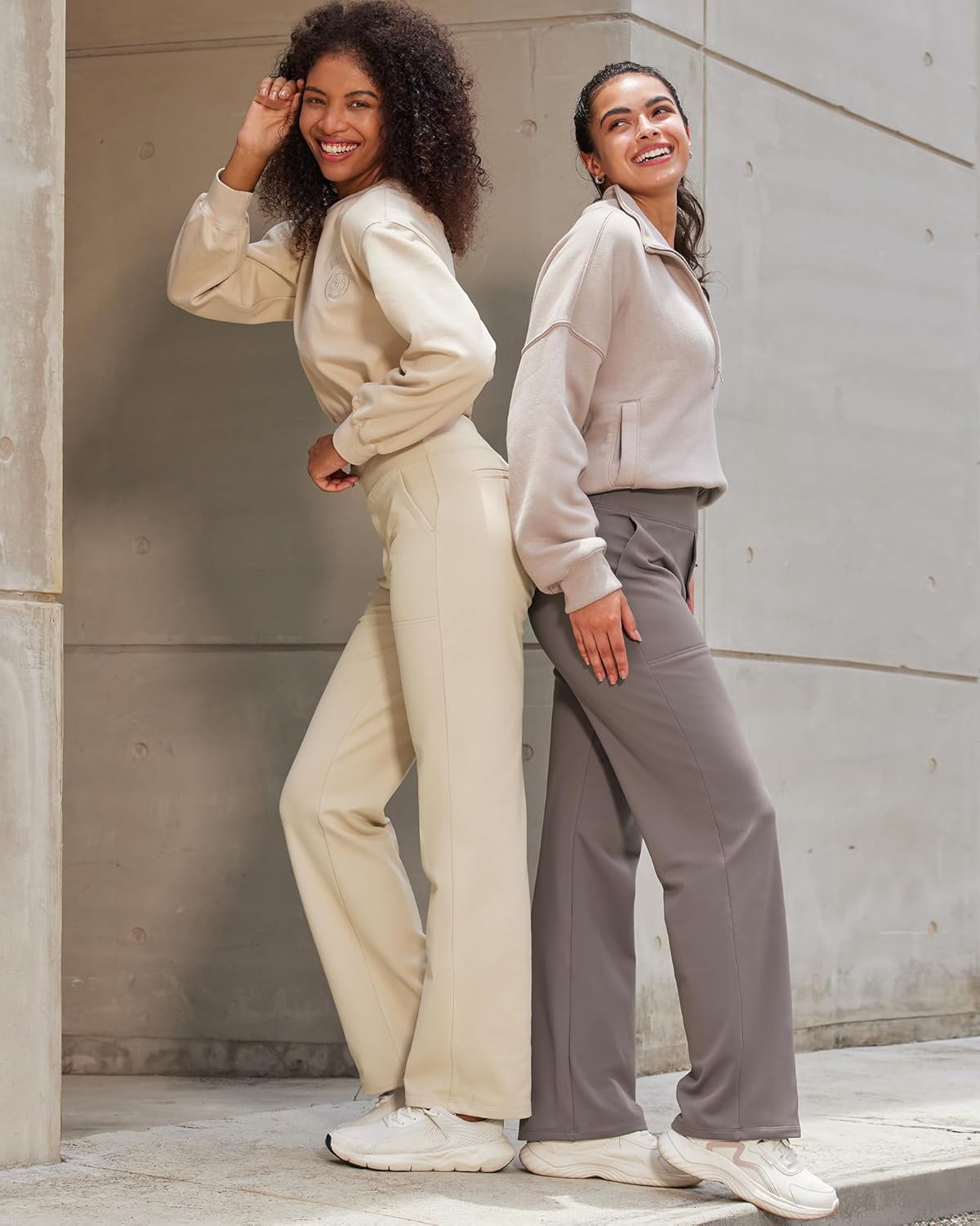 JOJOANS Loose High-Waist Business Casual Pants 29 JOJOANS