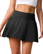 Pleated Tennis Skirt for Women with Pockets Shorts JOJOANS