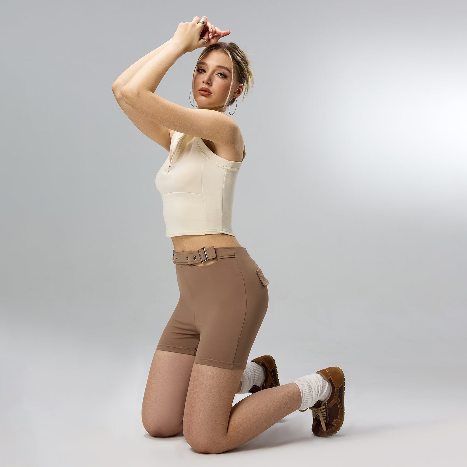 Jojoans Adjustable flared trousers JOJOANS