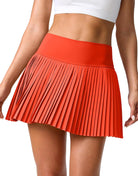 Pleated Tennis Skirt for Women with Pockets Shorts JOJOANS