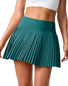 Pleated Tennis Skirt for Women with Pockets Shorts JOJOANS
