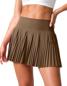 Pleated Tennis Skirt for Women with Pockets Shorts JOJOANS