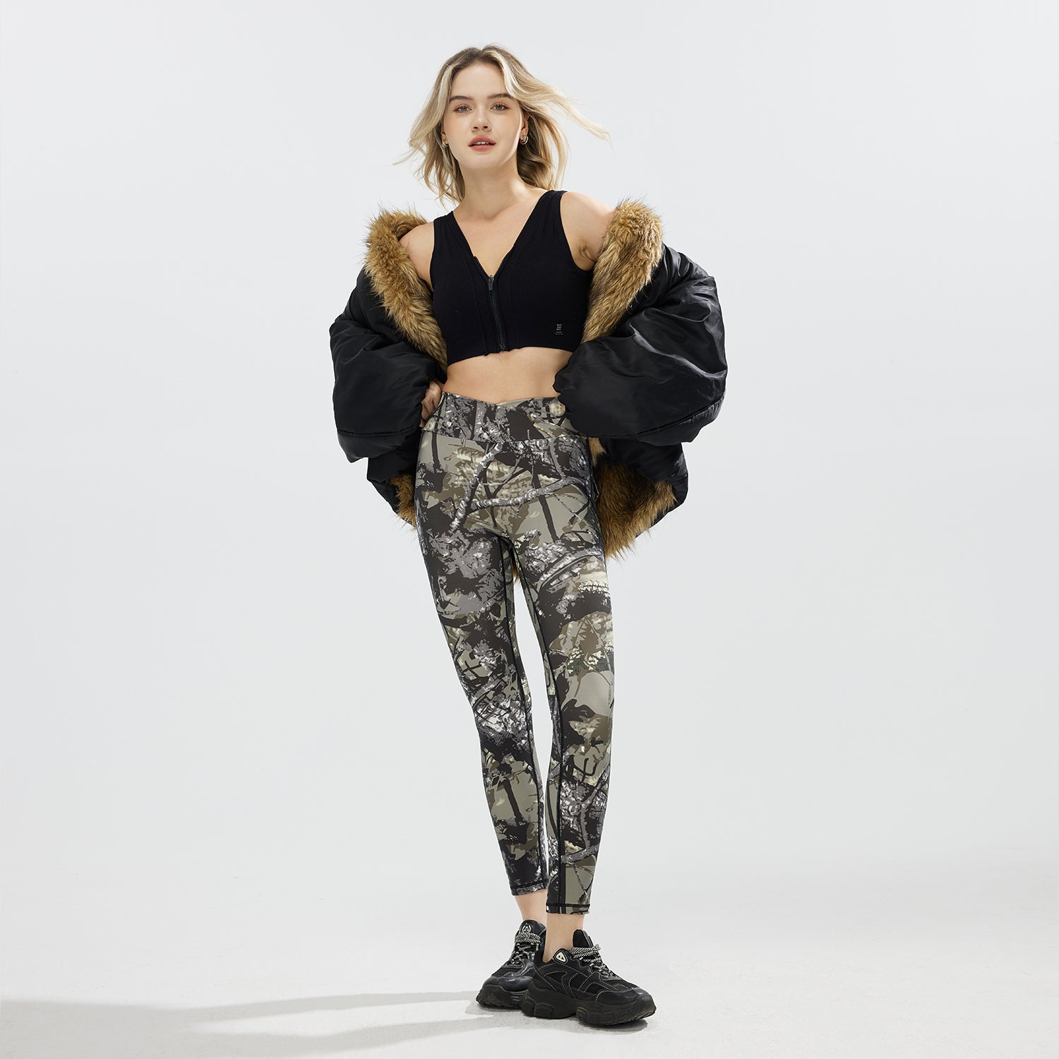 JOJOANS Leggings with Pockets for Women Yoga Workout JOJOANS