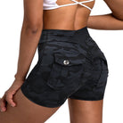 New Summer Peach Butt Fitness Exercise Three-Quarter Pants Cargo JOJOANS