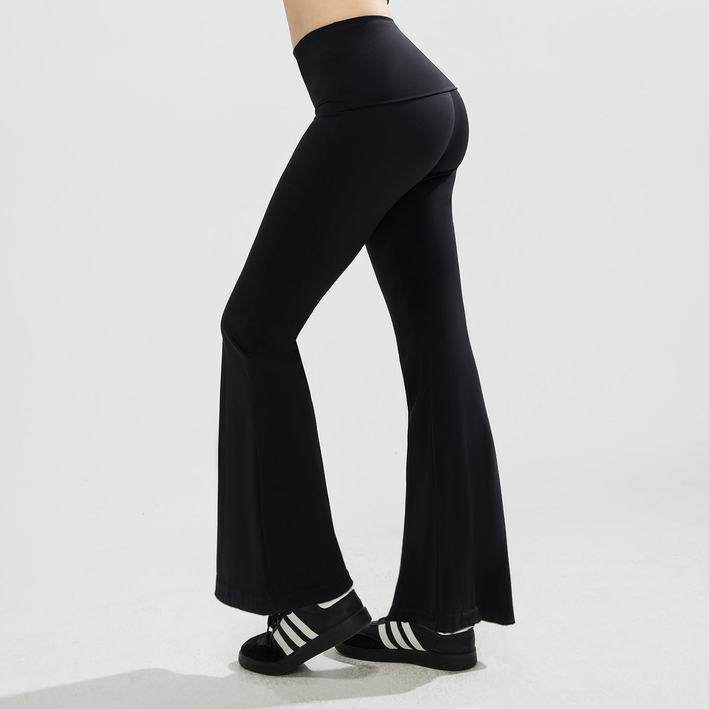 JOJOANS Foldover Waist Flare Pants for Women