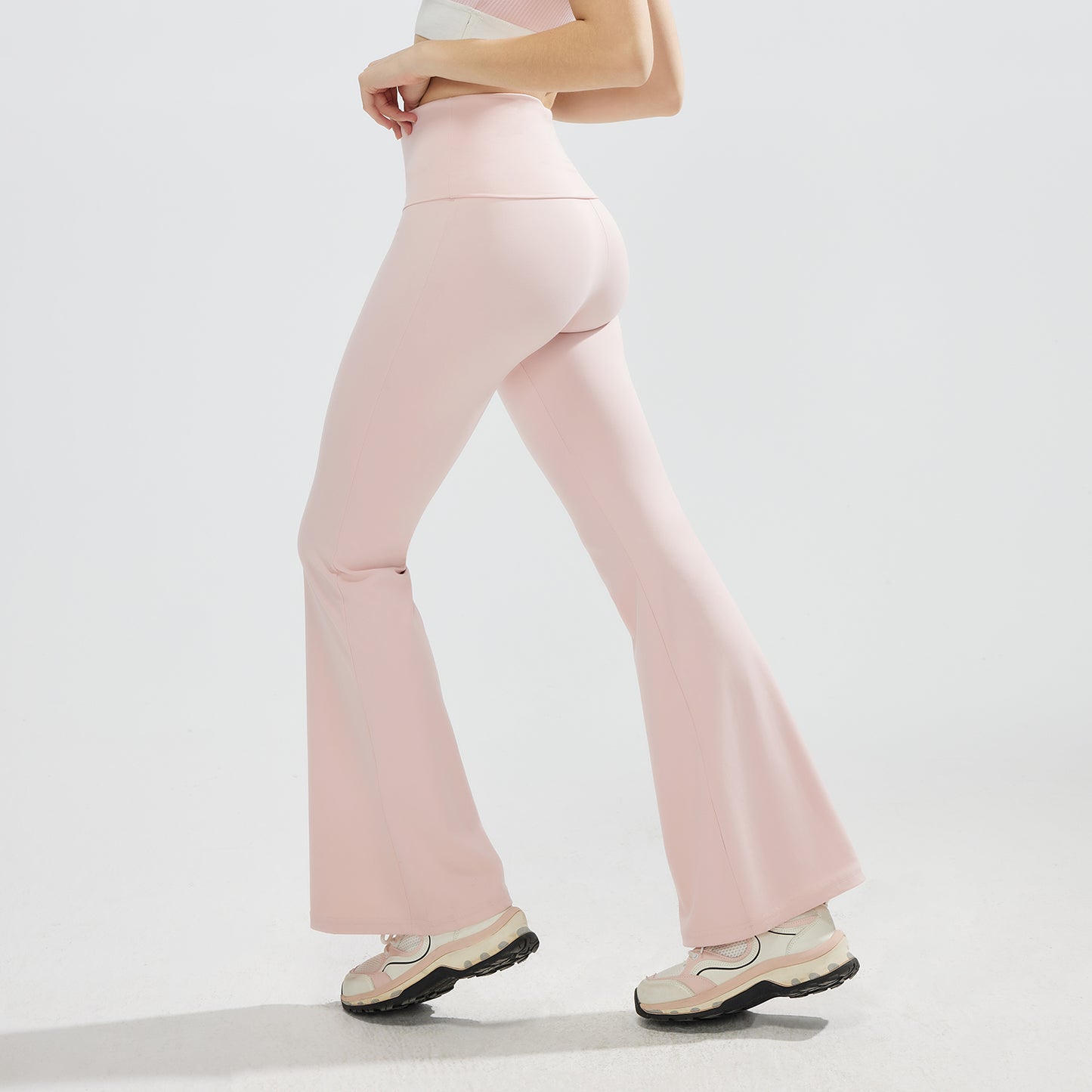 JOJOANS Foldover Waist Flare Pants for Women