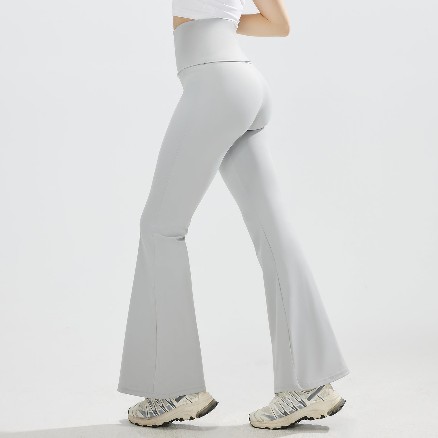 JOJOANS Foldover Waist Flare Pants for Women