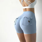 New Summer Peach Butt Fitness Exercise Three-Quarter Pants Cargo JOJOANS