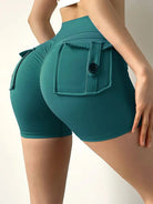New Summer Peach Butt Fitness Exercise Three-Quarter Pants Cargo JOJOANS