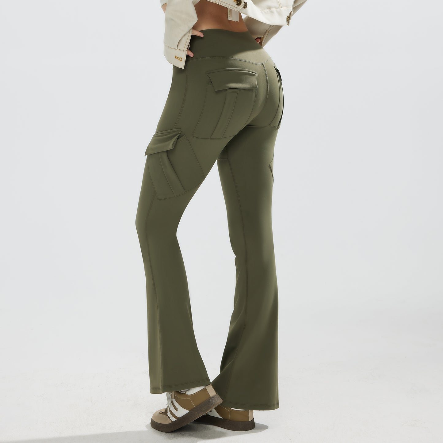 JOJOANS Flare Yoga Pants With Pockets for Women