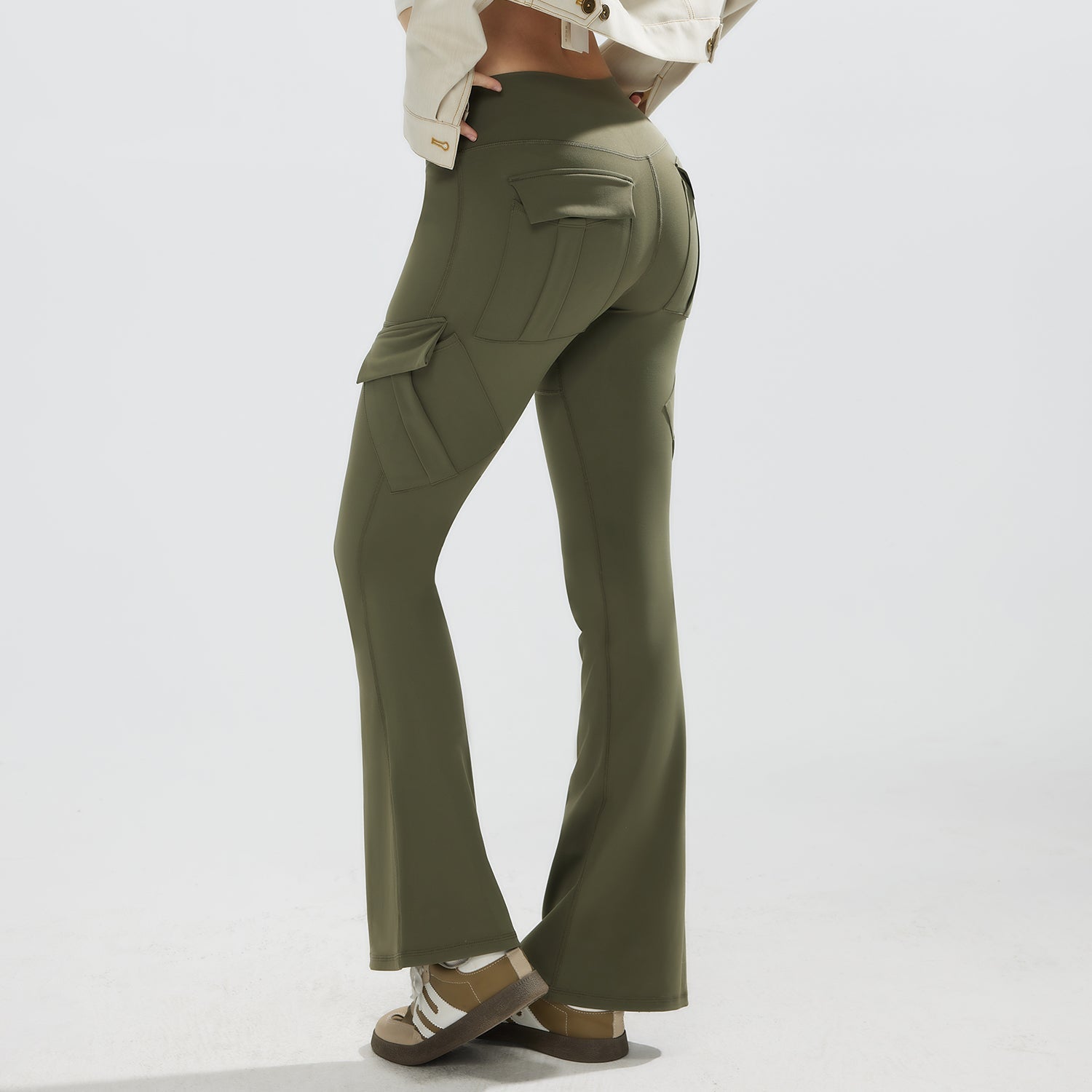 JOJOANS Flare Yoga Pants With Pockets for Women JOJOANS