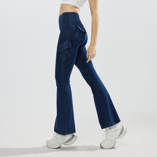 JOJOANS Flare Yoga Pants With Pockets for Women