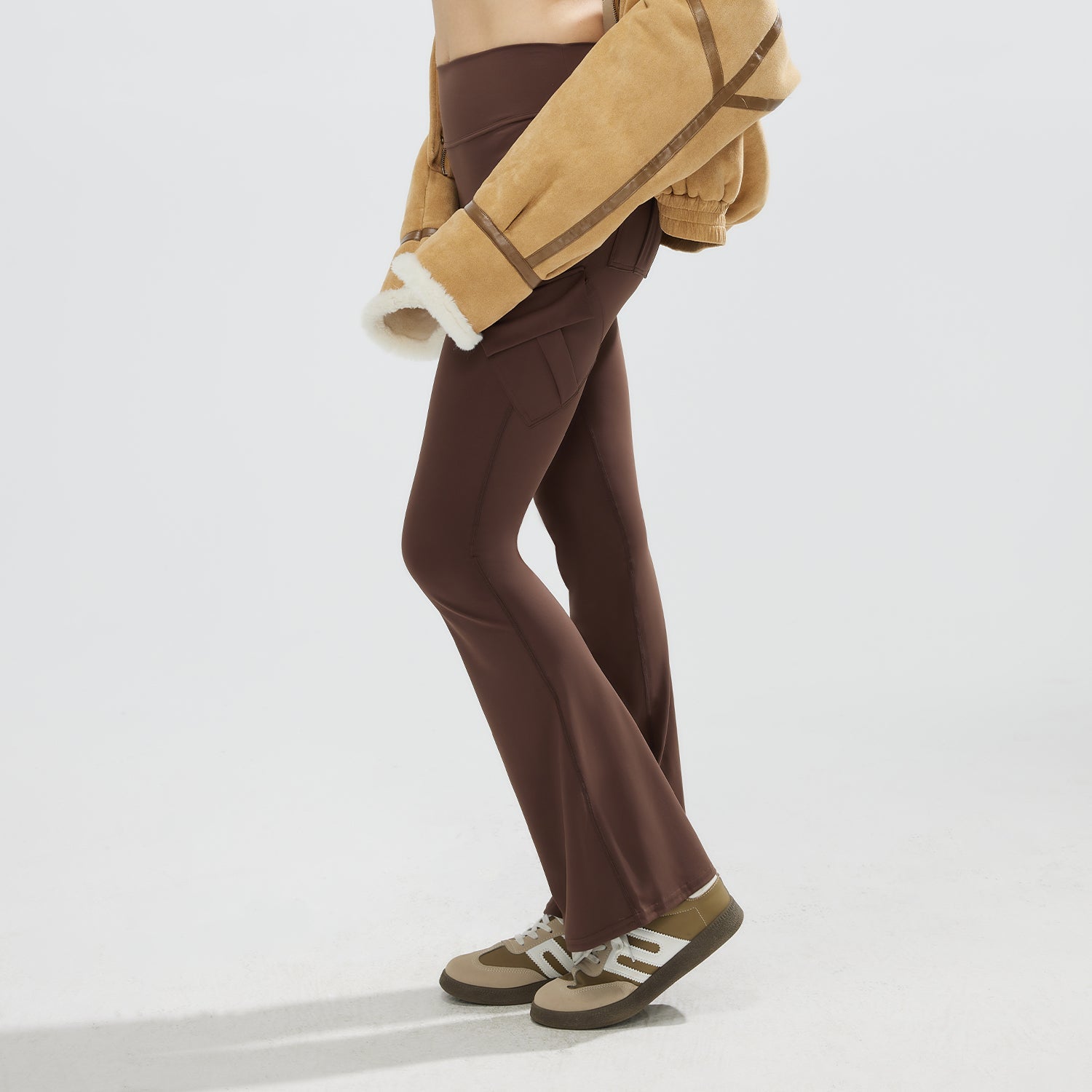JOJOANS Flare Yoga Pants With Pockets for Women JOJOANS