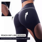 JOJOANS Hollow Leggings for Women with Metal Buckle JOJOANS