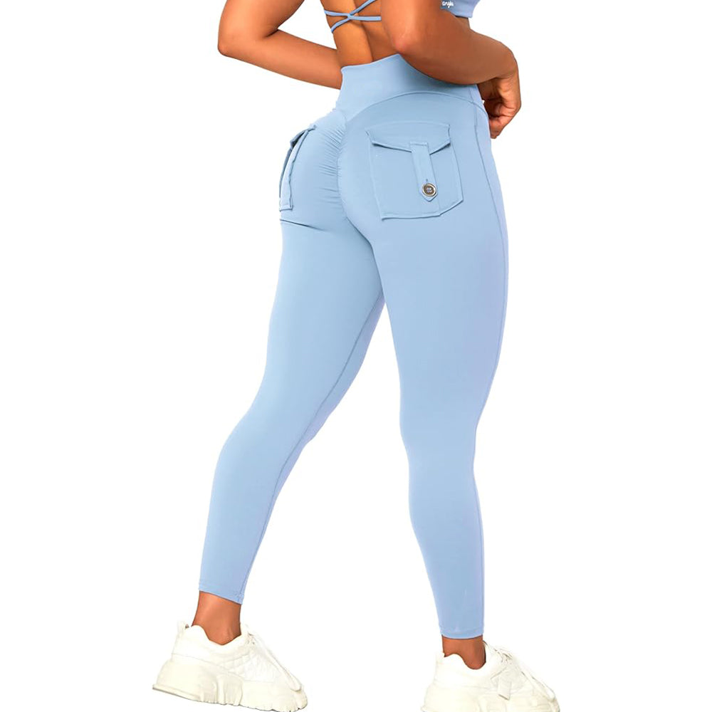 JOJOANS Leggings with Pockets for Women Yoga Workout (Buy 2 Free Shipping)