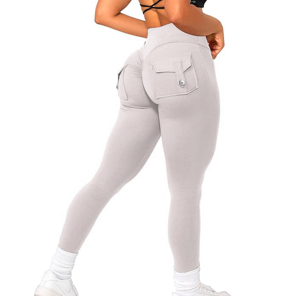 JOJOANS Leggings with Pockets for Women Yoga Workout (Buy 2 Free Shipping)