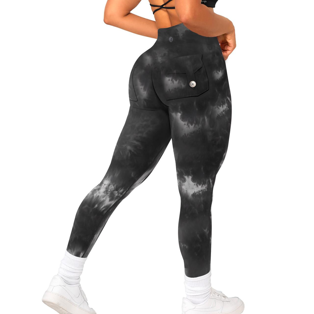 JOJOANS Leggings with Pockets for Women Yoga Workout (Buy 2 Free Shipping)